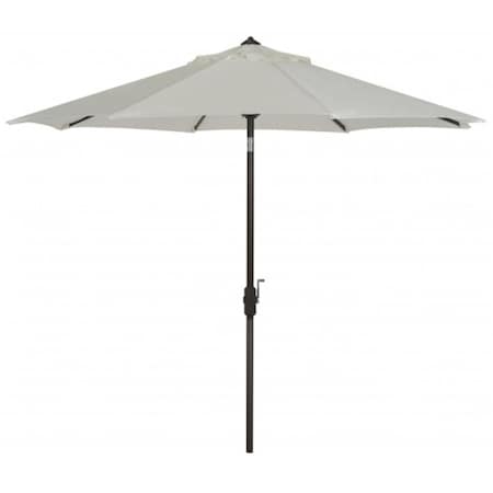 Safavieh Ortega 9 ft. Auto Tilt Crank Umbrella- Natural PAT8001B